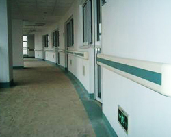 pvc防撞扶手在医院走廊扶手中的防护作用